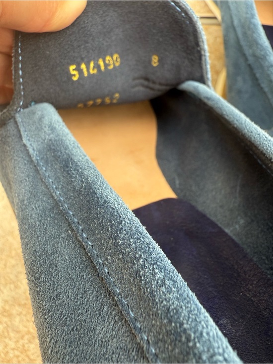 Meermin Blue Suede Slip-On Loafers - Men\'s main image 12
